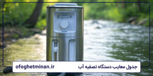 جدول معایب دستگاه تصفیه آب خانگی